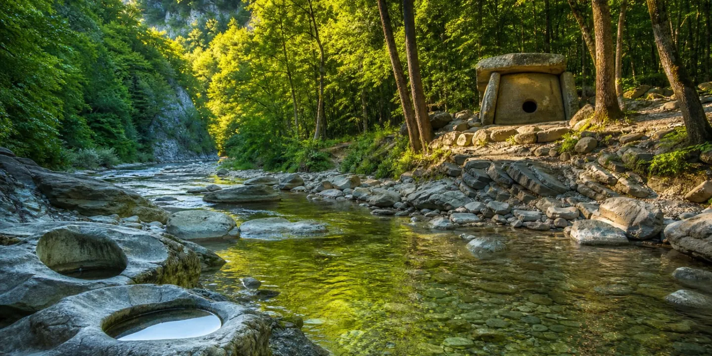 дольмены Геленджика и река Жане