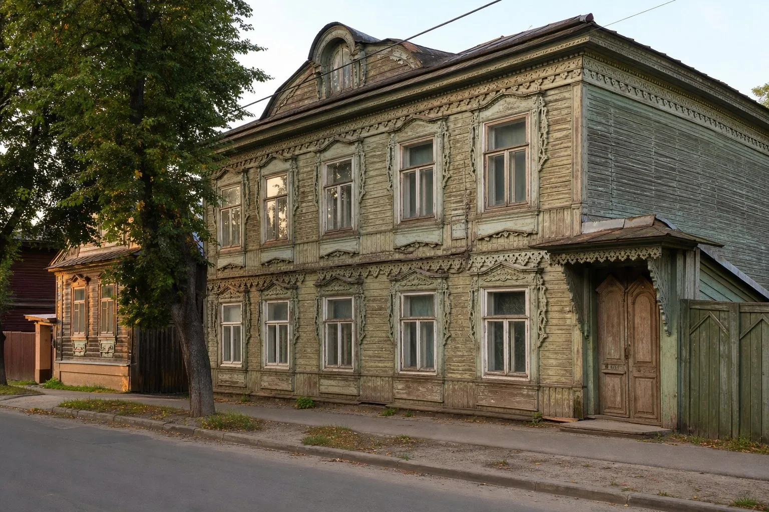 Старинный деревянный дом в Кимрах