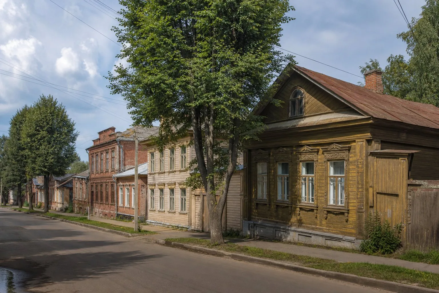 Историческая улица Кимр во второй день маршрута