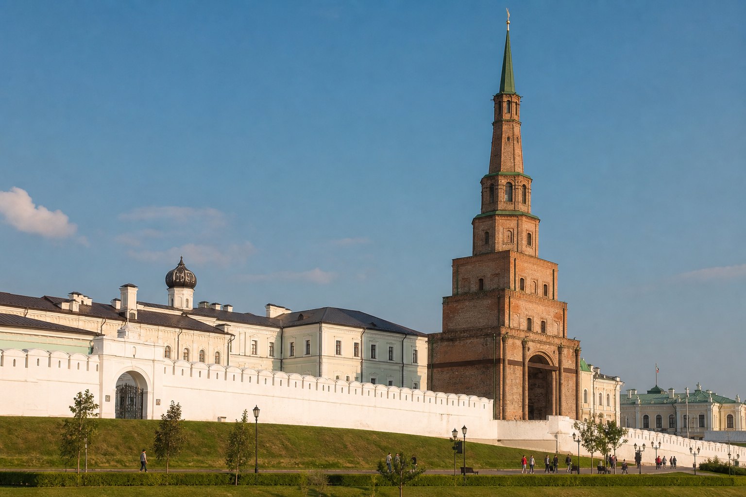 Башня Сююмбике и кремлевские стены в маршруте на выходные: Казань.