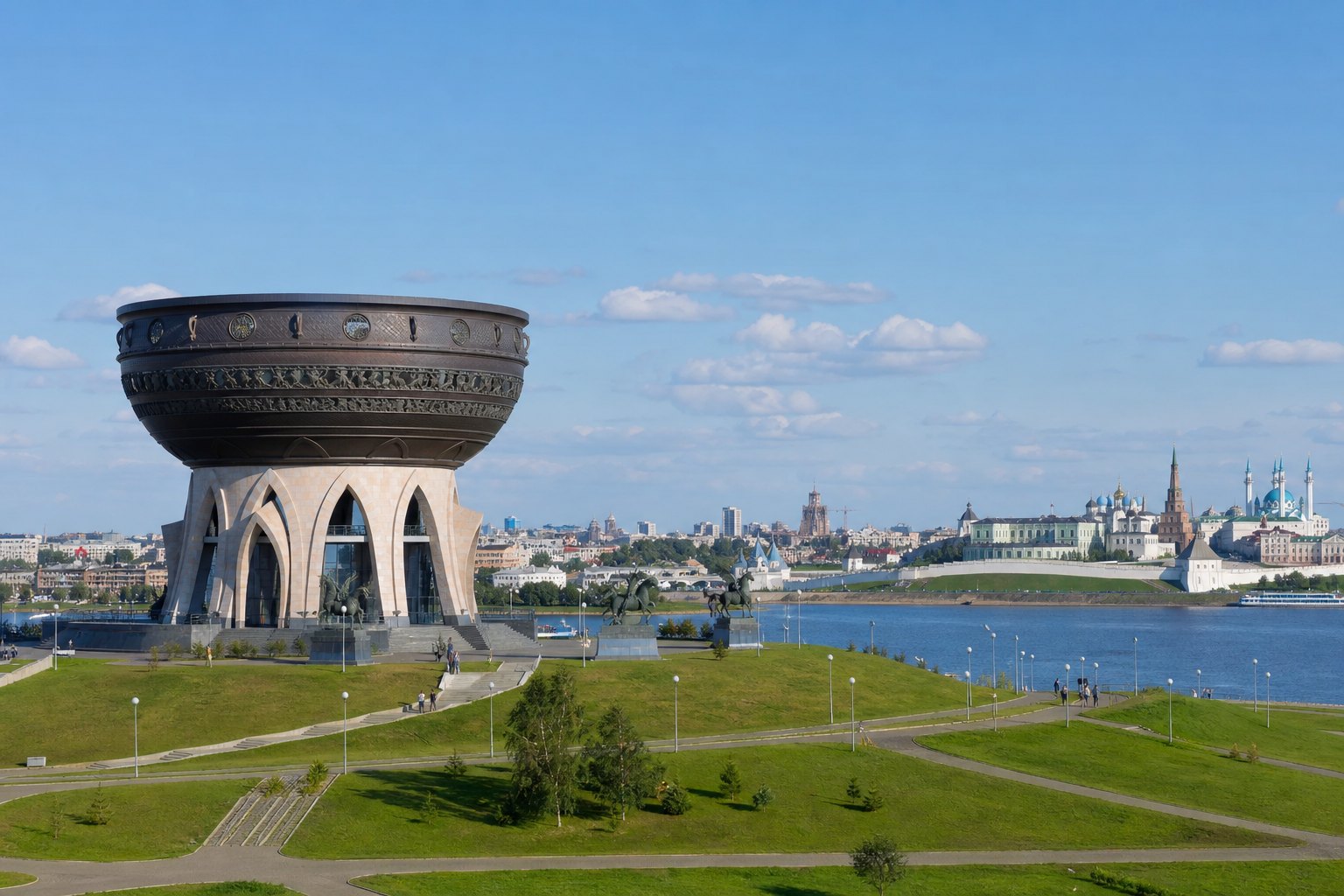Центр семьи «Казан» и панорама города в маршруте на выходные: Казань.