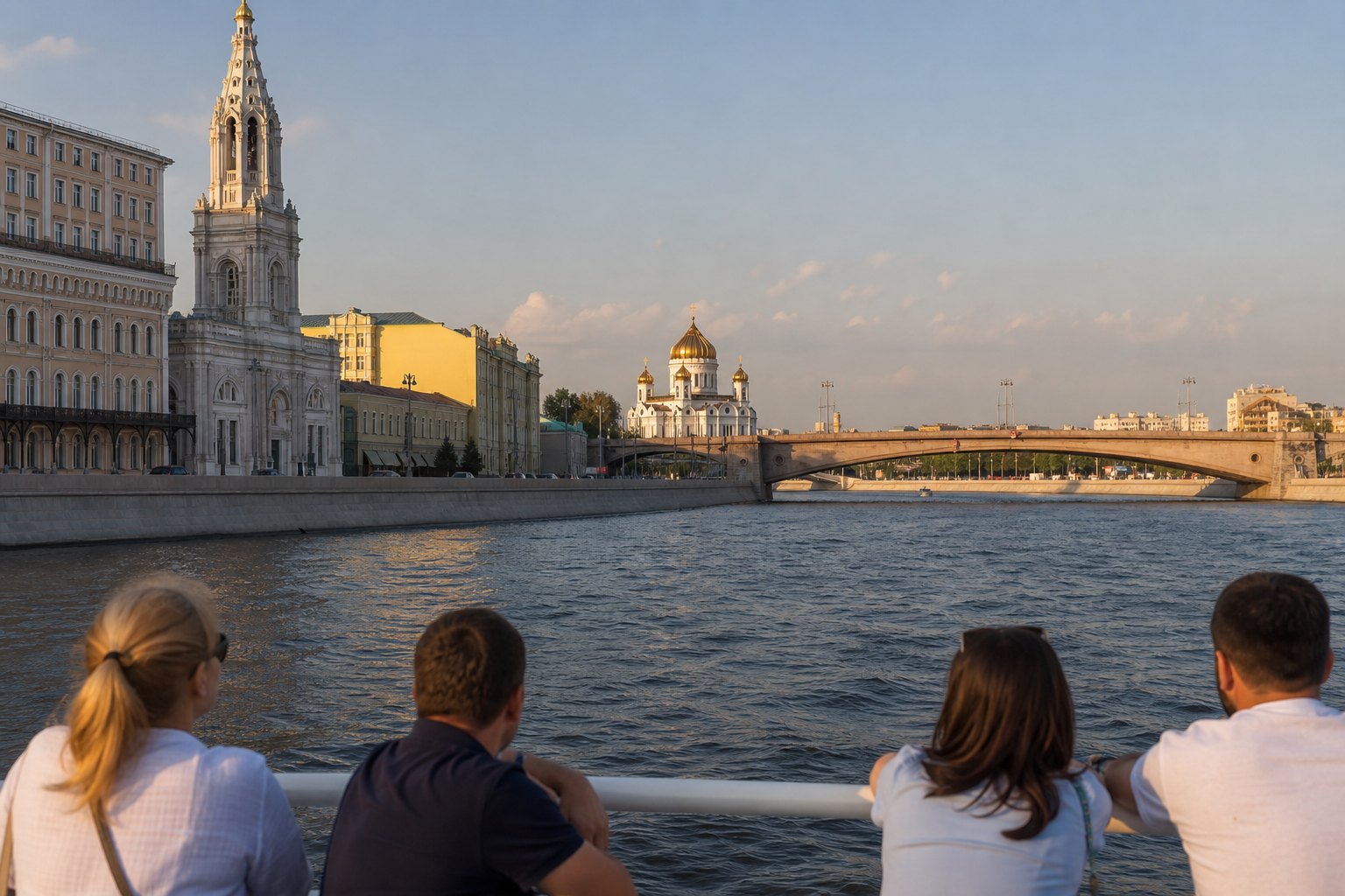 7. Речная экскурсия по Москве-реке: Кремль и высотки с воды