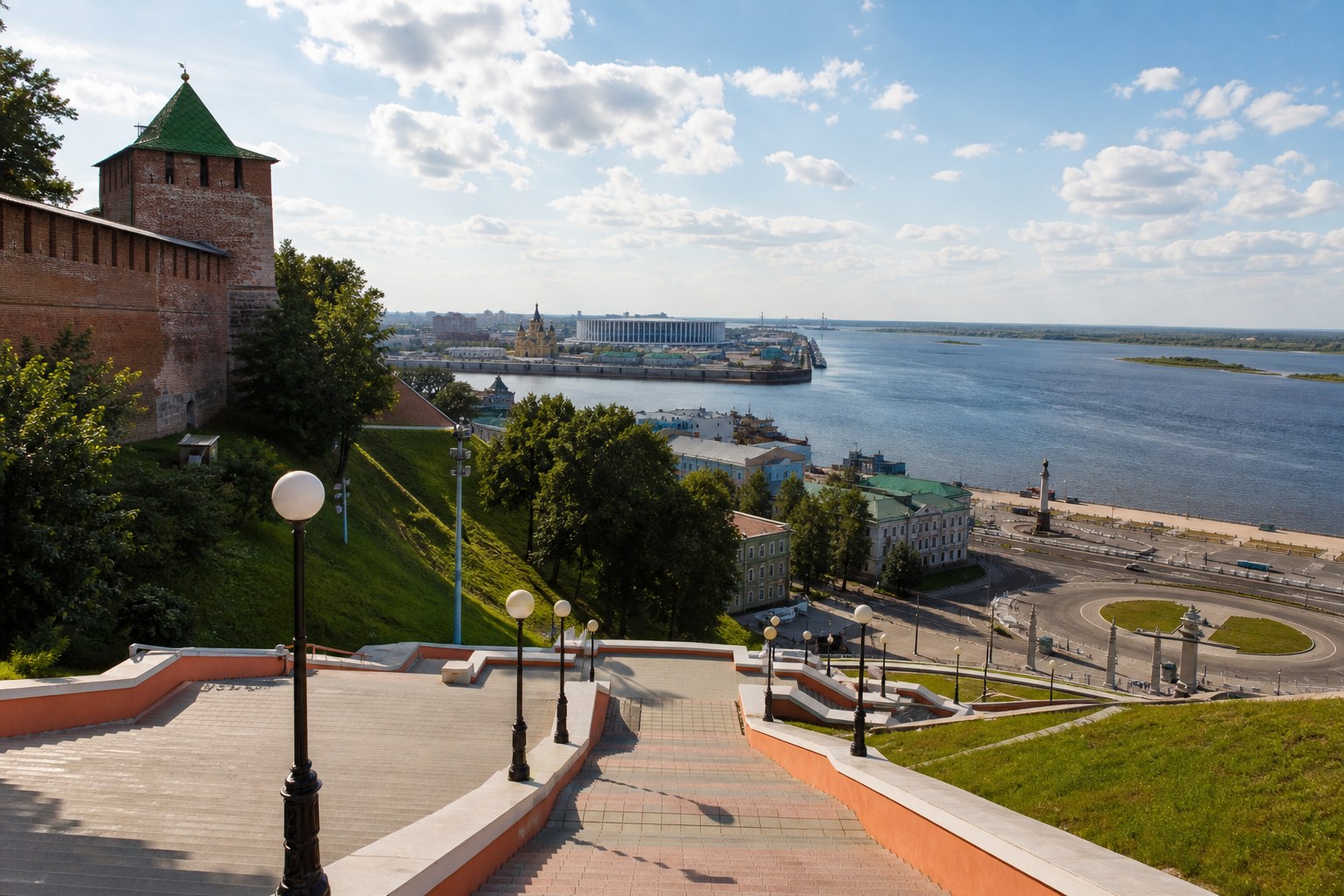 Кремль, Чкаловская лестница и Стрелка во второй день маршрута