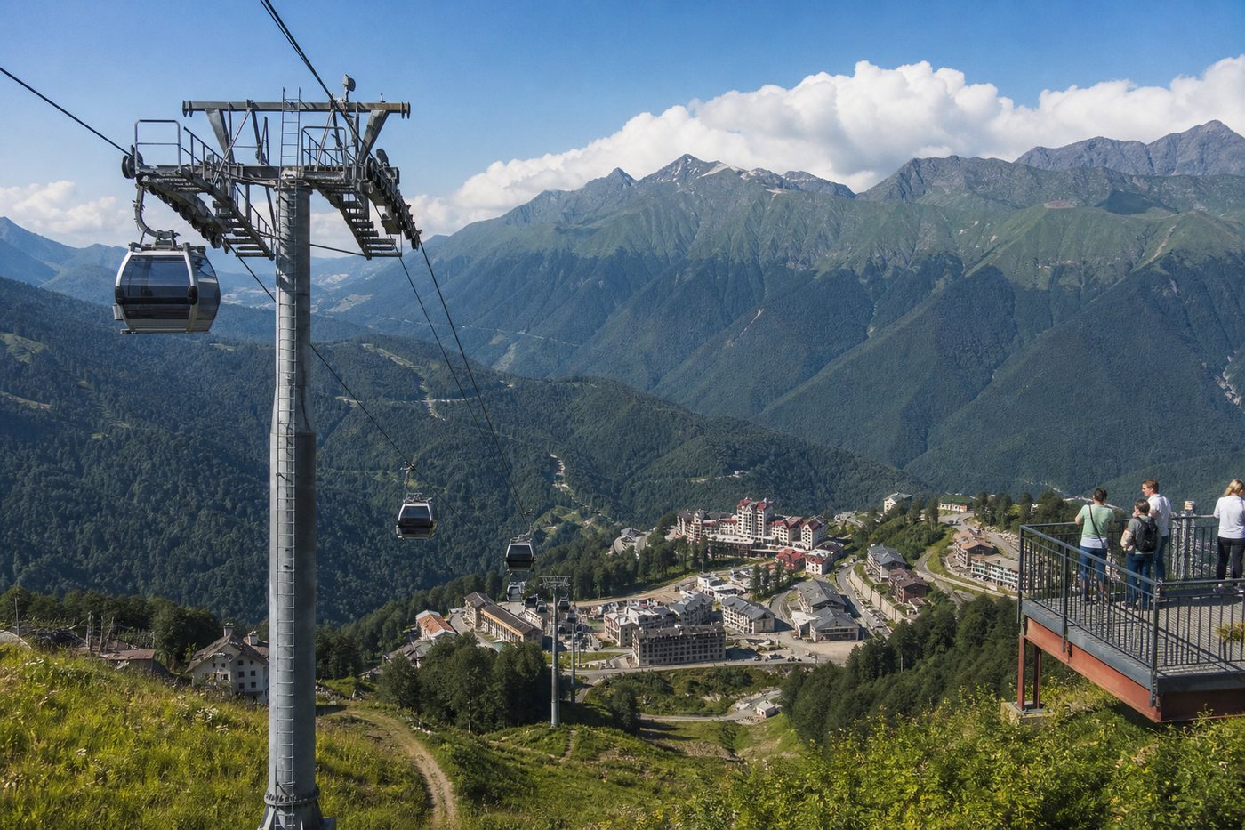 3. Красная Поляна и три горных курорта