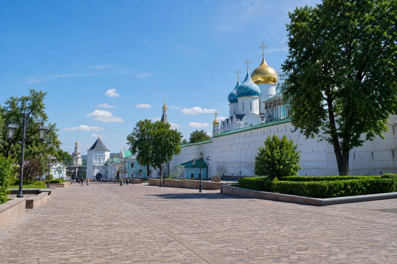 Пешеходный центр Сергиева Посада у лавры