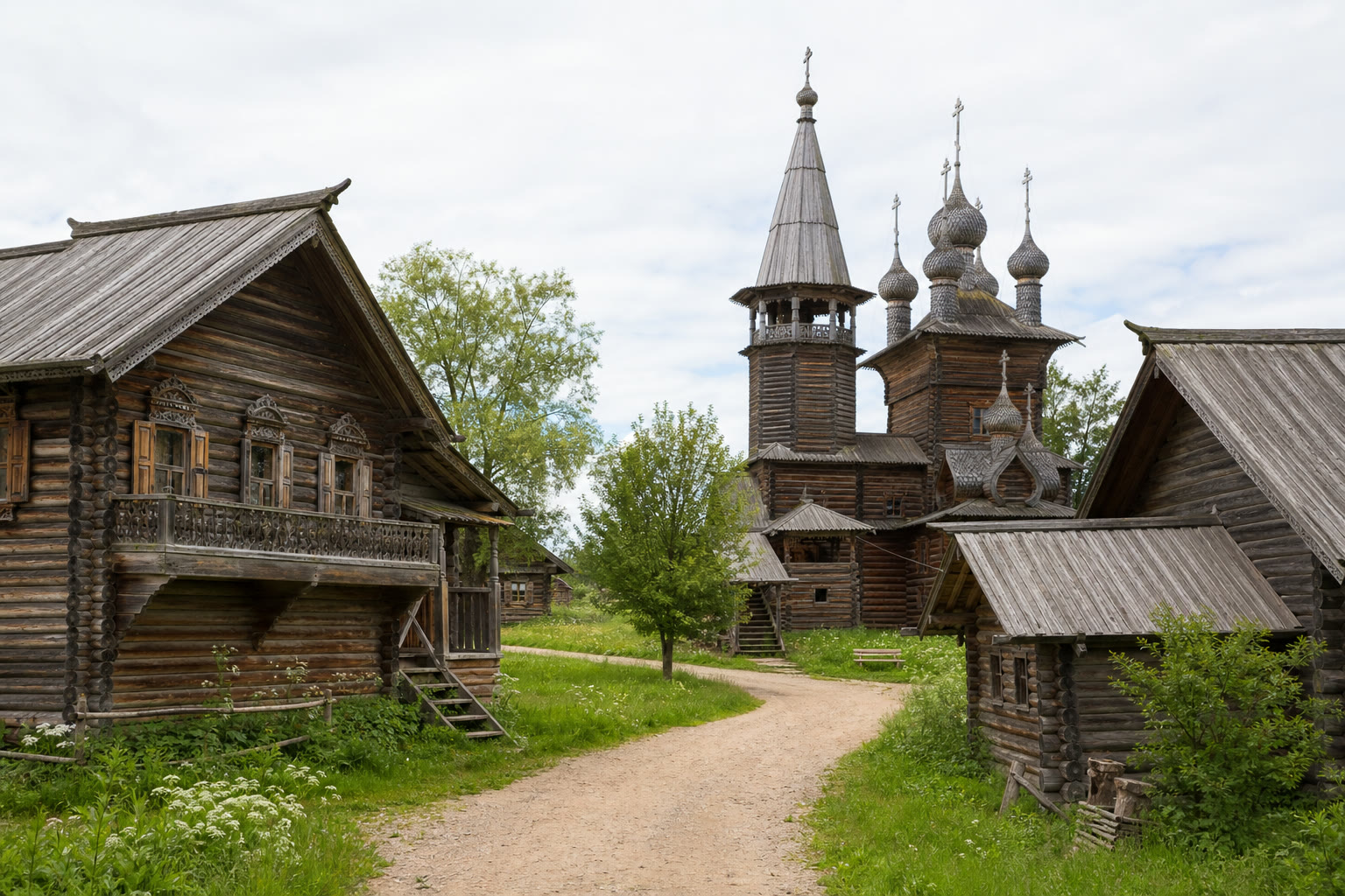 Музей деревянного зодчества Костромская слобода