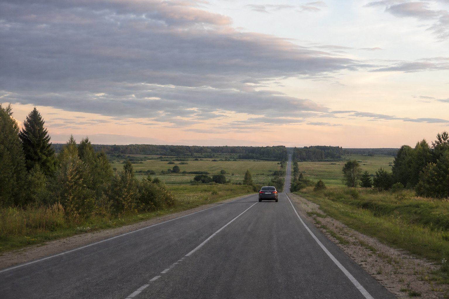 Возвращение по дороге через Вологодскую область в седьмой день